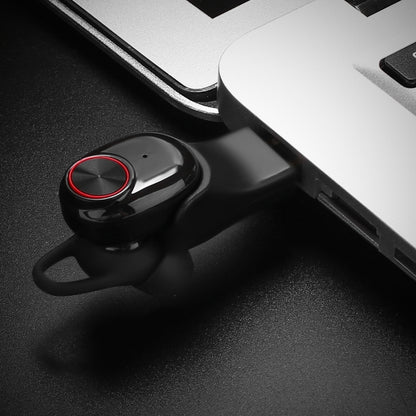 BTH-V5 DSP Noise Cancelling Earbuds Sports Wireless Bluetooth V5.0  Headset with Charging Case, Compatible with iPhone and Android(Black) - Bluetooth Earphone by buy2fix | Online Shopping UK | buy2fix