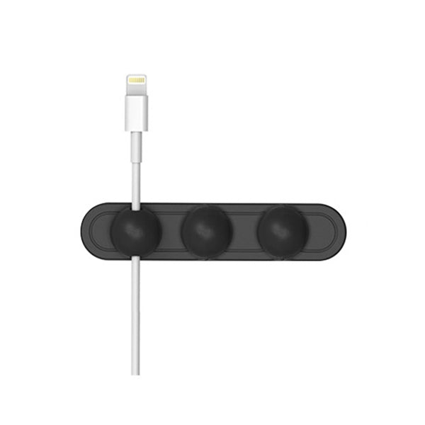 Magnetic Wire Take-up Cable Winder Magnetic Holder Desktop Storage(Black) by buy2fix