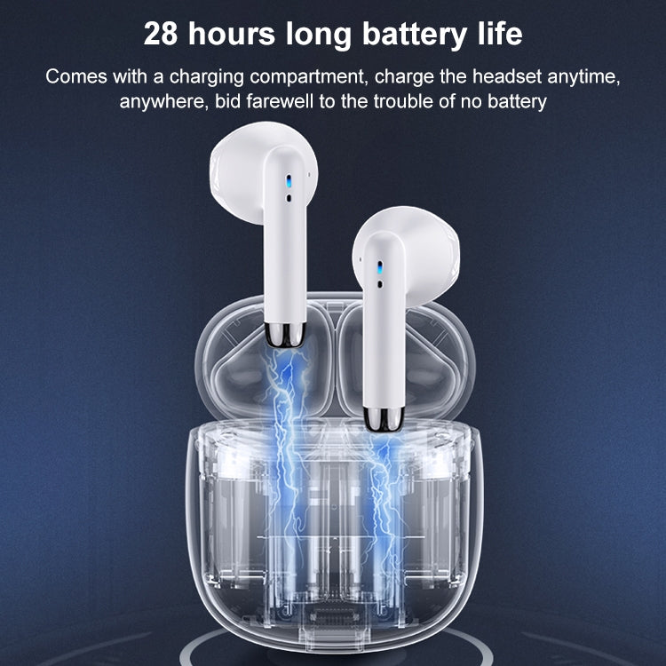 USAMS-IA04 Zero Sense Series Wireless Bluetooth 5.0 Mini TWS Earphone with Charging Box (White) - Bluetooth Earphone by USAMS | Online Shopping UK | buy2fix