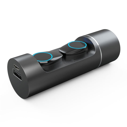 JAKCOM TWS Bluetooth 5.0 Multi-function Waterproof Wireless Bluetooth Headset(Black)