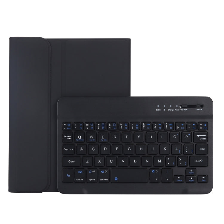 C06B Ultra-thin Candy Colors Bluetooth Keyboard Tablet Case for iPad mini 6 / mini 7 , with Stand & Pen Slot (Black) - For iPad mini by buy2fix | Online Shopping UK | buy2fix