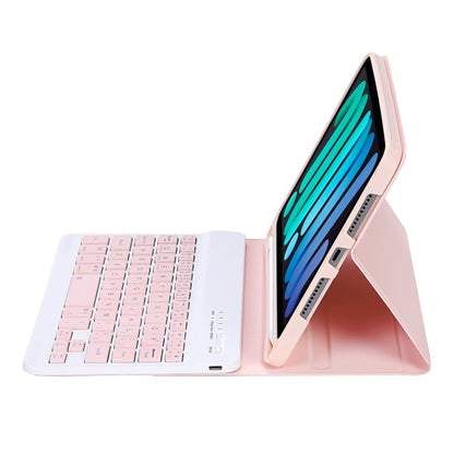 C06B Ultra-thin Candy Colors Bluetooth Keyboard Tablet Case for iPad mini 6 / mini 7 , with Stand & Pen Slot (Pink) - For iPad mini by buy2fix | Online Shopping UK | buy2fix