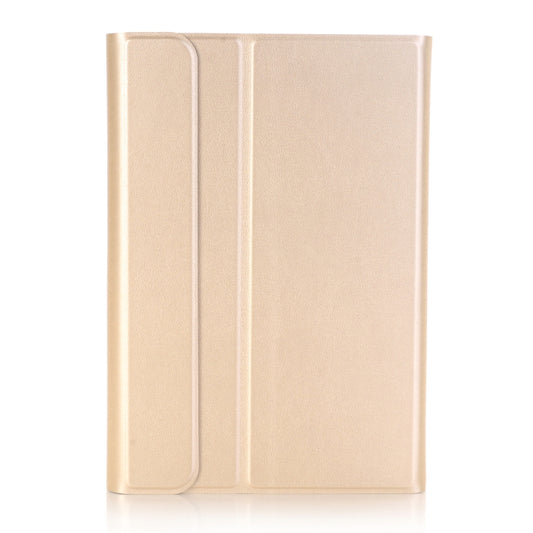 A05 Bluetooth 3.0 Ultra-thin ABS Detachable Bluetooth Keyboard Leather Tablet Case for iPad mini 5, with Holder(Gold) - For iPad mini by buy2fix | Online Shopping UK | buy2fix