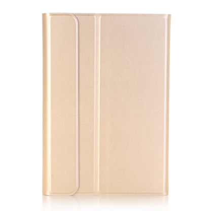 A05B Bluetooth 3.0 Ultra-thin ABS Detachable Bluetooth Keyboard Leather Tablet Case for iPad mini 5 / 4 / 3 / 2, with Holder(Gold) - For iPad mini by buy2fix | Online Shopping UK | buy2fix