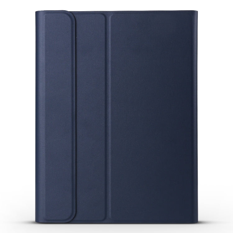 A11 Bluetooth 3.0 Ultra-thin ABS Detachable Bluetooth Keyboard Leather Tablet Case for iPad Air 4 / Air 5 / Pro 11 inch 2022 / 2021 / 2020 / 2018, with Holder (Dark Blue) - For iPad Pro by buy2fix | Online Shopping UK | buy2fix