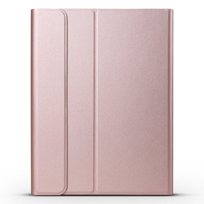 A11 Bluetooth 3.0 Ultra-thin ABS Detachable Bluetooth Keyboard Leather Tablet Case for iPad Air 4 / Air 5 / Pro 11 inch 2022 / 2021 / 2020 / 2018, with Holder (Rose Gold) - For iPad Pro by buy2fix | Online Shopping UK | buy2fix