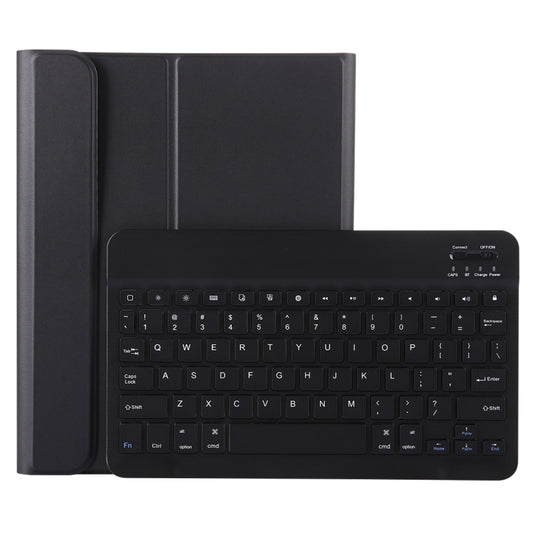 A11B Bluetooth 3.0 Ultra-thin ABS Detachable Bluetooth Keyboard Leather Tablet Case for iPad Air 4 / Air 5 / Pro 11 inch 2022 / 2021 / 2020 / 2018, with Pen Slot & Holder (Black) - For iPad Pro by buy2fix | Online Shopping UK | buy2fix