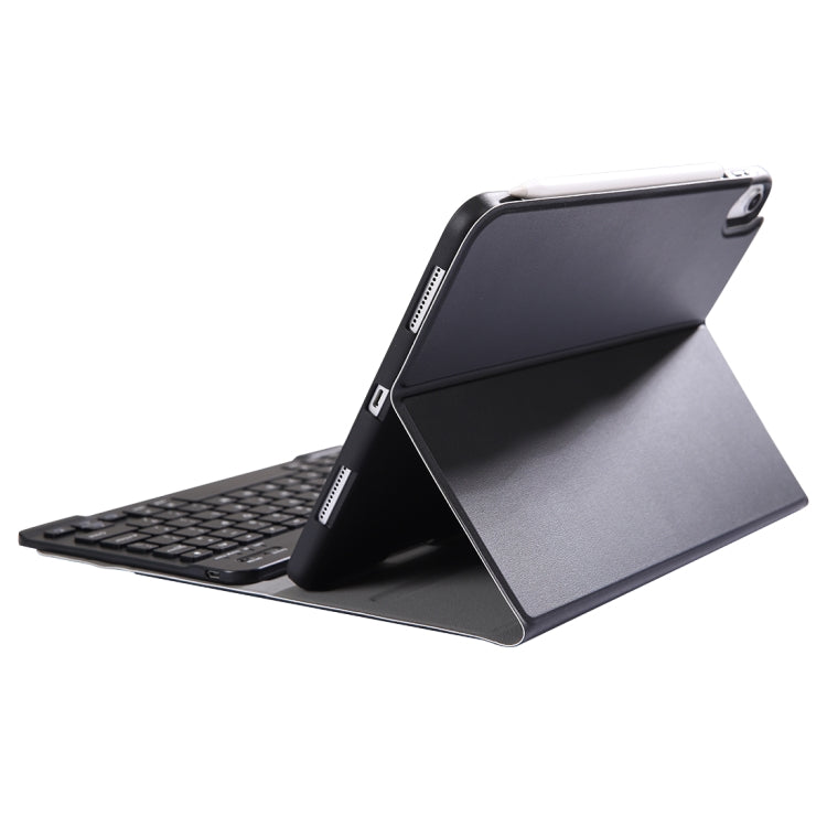 A11B Bluetooth 3.0 Ultra-thin ABS Detachable Bluetooth Keyboard Leather Tablet Case for iPad Air 4 / Air 5 / Pro 11 inch 2022 / 2021 / 2020 / 2018, with Pen Slot & Holder (Black) - For iPad Pro by buy2fix | Online Shopping UK | buy2fix
