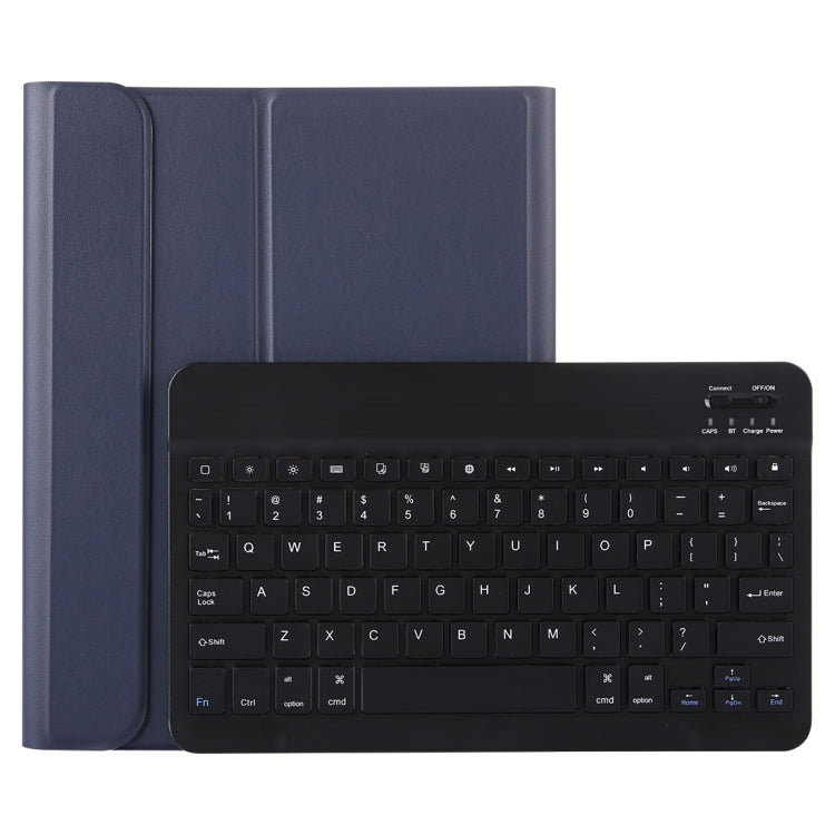 A11B Bluetooth 3.0 Ultra-thin ABS Detachable Bluetooth Keyboard Leather Tablet Case for iPad Air 4 / Air 5 / Pro 11 inch 2022 / 2021 / 2020 / 2018, with Pen Slot & Holder (Dark Blue) - For iPad Pro by buy2fix | Online Shopping UK | buy2fix
