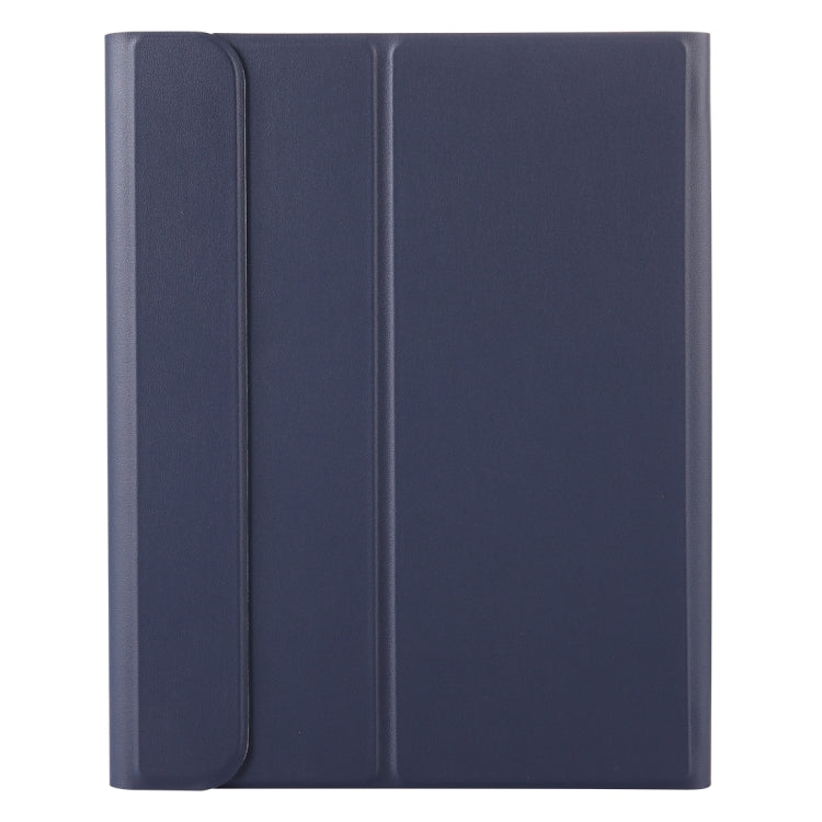 A11B Bluetooth 3.0 Ultra-thin ABS Detachable Bluetooth Keyboard Leather Tablet Case for iPad Air 4 / Air 5 / Pro 11 inch 2022 / 2021 / 2020 / 2018, with Pen Slot & Holder (Dark Blue) - For iPad Pro by buy2fix | Online Shopping UK | buy2fix