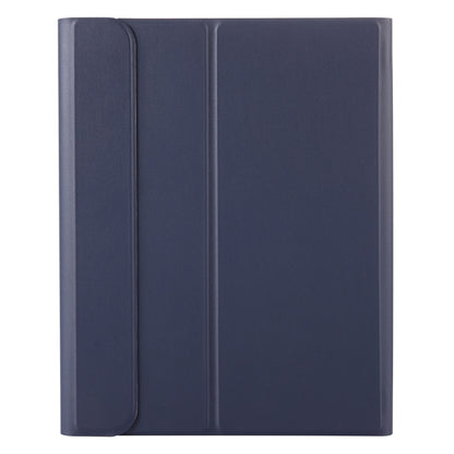A11B Bluetooth 3.0 Ultra-thin ABS Detachable Bluetooth Keyboard Leather Tablet Case for iPad Air 4 / Air 5 / Pro 11 inch 2022 / 2021 / 2020 / 2018, with Pen Slot & Holder (Dark Blue) - For iPad Pro by buy2fix | Online Shopping UK | buy2fix
