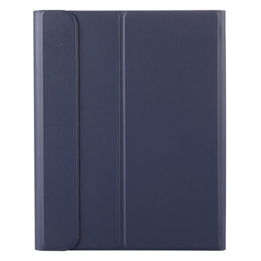 A11B Bluetooth 3.0 Ultra-thin ABS Detachable Bluetooth Keyboard Leather Tablet Case for iPad Air 4 / Air 5 / Pro 11 inch 2022 / 2021 / 2020 / 2018, with Pen Slot & Holder (Dark Blue) - For iPad Pro by buy2fix | Online Shopping UK | buy2fix
