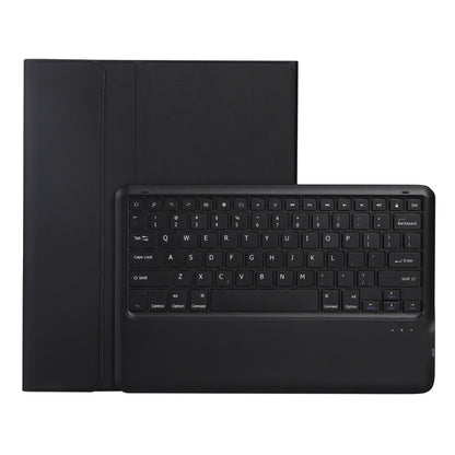 A12B Bluetooth 3.0 Ultra-thin Detachable Bluetooth Keyboard Leather Tablet Case for iPad Air 13 2024 / 2025 / Pro 12.9 inch 2022 / 2021 / 2020 / 2018, with Pen Slot & Holder(Black) - For iPad Pro by buy2fix | Online Shopping UK | buy2fix