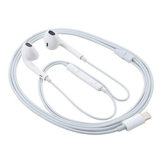 8 Pin Plug Wired Earphone, Support Calls and Music, Cable Lengrh: 1.2m - Normal Style Earphone by buy2fix | Online Shopping UK | buy2fix