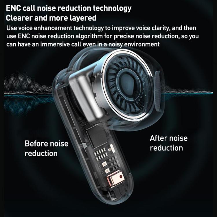 Langsdom TG11 Noise Reduction Wireless Bluetooth Earphone (Yellow) - Bluetooth Earphone by Langsdom | Online Shopping UK | buy2fix