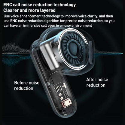 Langsdom TG11 Noise Reduction Wireless Bluetooth Earphone (White) - Bluetooth Earphone by Langsdom | Online Shopping UK | buy2fix