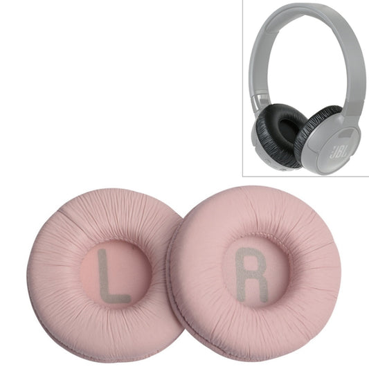 2 PCS For JBL Tune 600BTNC / T500BT / T450BT Earphone Cushion Cover Earmuffs Replacement Earpads with Mesh(Pink) - Earmuff & Pad by buy2fix | Online Shopping UK | buy2fix