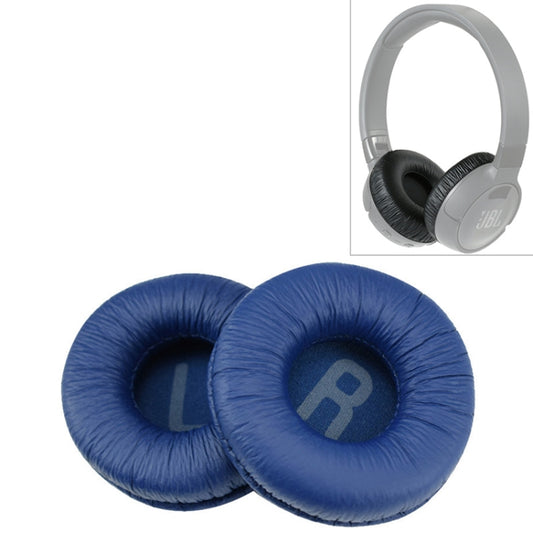 2 PCS For JBL Tune 600BTNC / T500BT / T450BT Earphone Cushion Cover Earmuffs Replacement Earpads with Mesh(Blue) - Earmuff & Pad by buy2fix | Online Shopping UK | buy2fix
