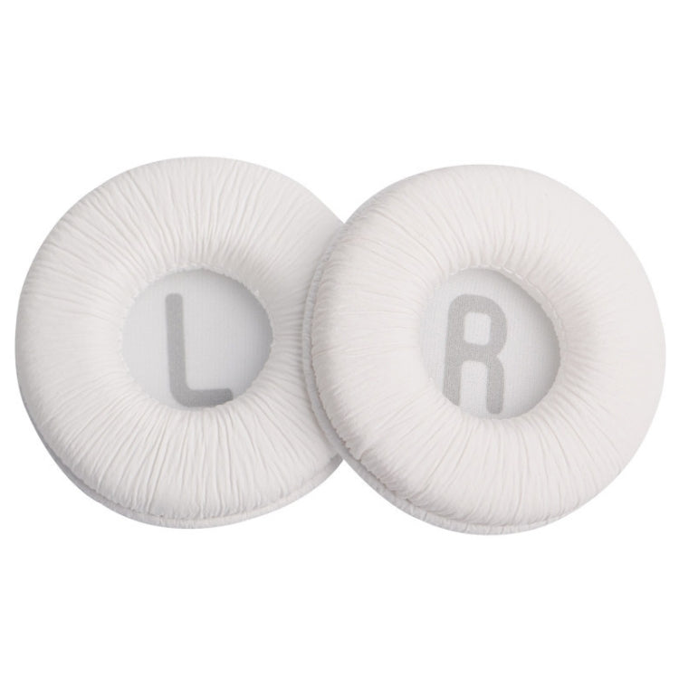2 PCS For JBL Tune 600BTNC / T500BT / T450BT Earphone Cushion Cover Earmuffs Replacement Earpads with Mesh(White) - Earmuff & Pad by buy2fix | Online Shopping UK | buy2fix
