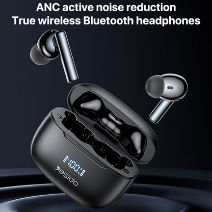 Yesido TWS23 Bluetooth 5.3 LED Digital Display TWS ANC Noise Reduction Wireless Bluetooth Earphone by Yesido