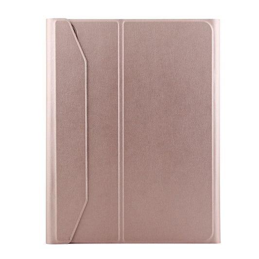 1130B Detachable Bluetooth 3.0 ABS Brushed Texture Keyboard + Lambskin Texture Leather Tablet Case for iPad Pro 11 inch (2018), with Three-gear Adjustment / Magnetic / Sleep Function(Pink) - For iPad Pro by buy2fix | Online Shopping UK | buy2fix