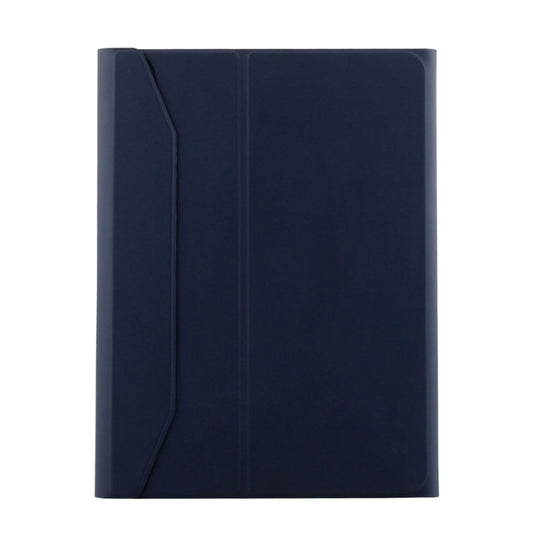 1139B Detachable Bluetooth 3.0 Aluminum Alloy Keyboard + Lambskin Texture Leather Tablet Case for iPad Pro 11 inch (2018), with Three-gear Adjustment / Magnetic / Sleep Function (Blue) - For iPad Pro by buy2fix | Online Shopping UK | buy2fix