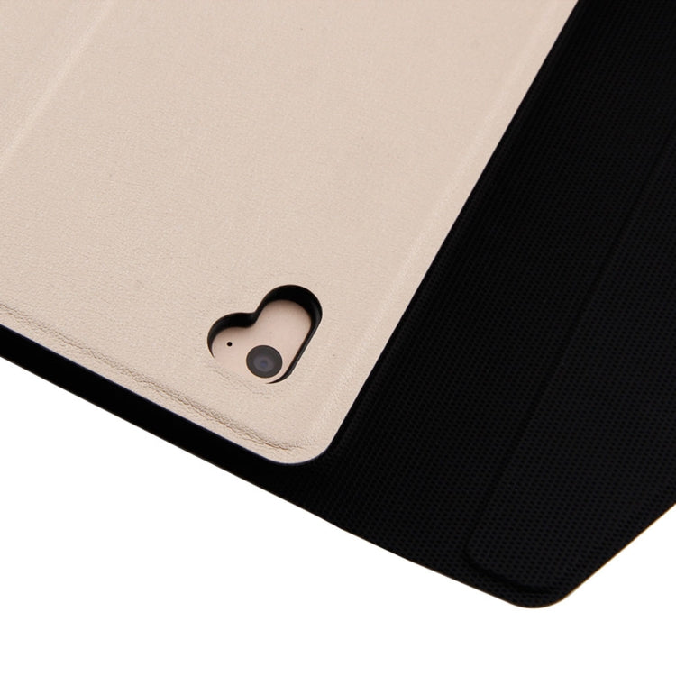 FT-1038B Detachable Bluetooth 3.0 Aluminum Alloy Keyboard + Lambskin Texture Leather Tablet Case for iPad Air / Air 2 / iPad Pro 9.7 inch, with Water Repellent / Three-gear Angle Adjustment / Magnetic / Sleep Function (Gold) - For iPad Pro by buy2fix | Online Shopping UK | buy2fix