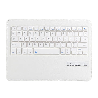 IP011 Detachable Bluetooth 3.0 ABS Keyboard + Litchi Texture Leather Tablet Case for iPad Pro 11 inch (2018), with Sleep Function (White) - For iPad Pro by buy2fix | Online Shopping UK | buy2fix