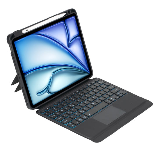 T11B-AS Detachable Rotating Backlit Touch Bluetooth Keyboard Case For iPad Air 11 2025 / Air 11 2024 / Air 5 / Air 4 10.9 / Pro 11 2022 2021 2020 2018 - For iPad Pro by buy2fix | Online Shopping UK | buy2fix