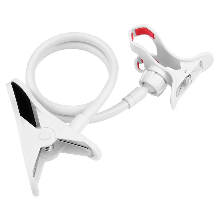 Universal Multifunctional Flexible Long Arm Lazy Bracket Desktop Headboard Bedside Car Phone Holder Stand Tablet Mount(White) - Lazy Bracket by buy2fix | Online Shopping UK | buy2fix