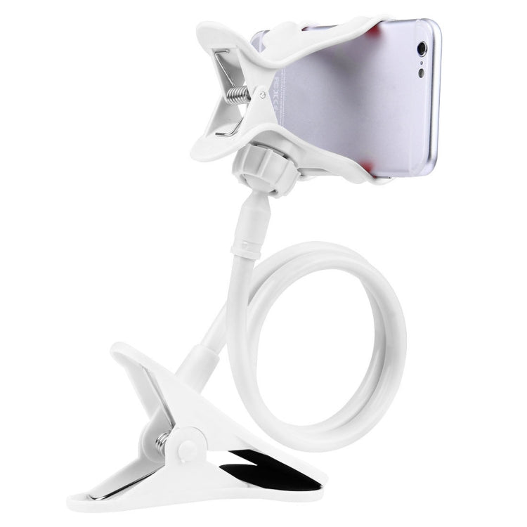 Universal Multifunctional Flexible Long Arm Lazy Bracket Desktop Headboard Bedside Car Phone Holder Stand Tablet Mount(White) - Lazy Bracket by buy2fix | Online Shopping UK | buy2fix
