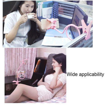 Universal Multifunctional Flexible Long Arm Lazy Bracket Desktop Headboard Bedside Car Phone Holder Stand Tablet Mount(White) - Lazy Bracket by buy2fix | Online Shopping UK | buy2fix