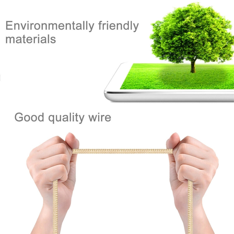 1m Woven Style Metal Head 58 Cores 8 Pin to USB 2.0 Data / Charger Cable(Magenta) by buy2fix