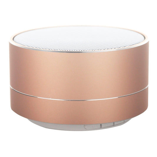 A10 Mini Portable Bluetooth Speaker Built-in MIC & LED, Support Hands-free Calls & TF Card(Gold) - Desktop Speaker by buy2fix | Online Shopping UK | buy2fix