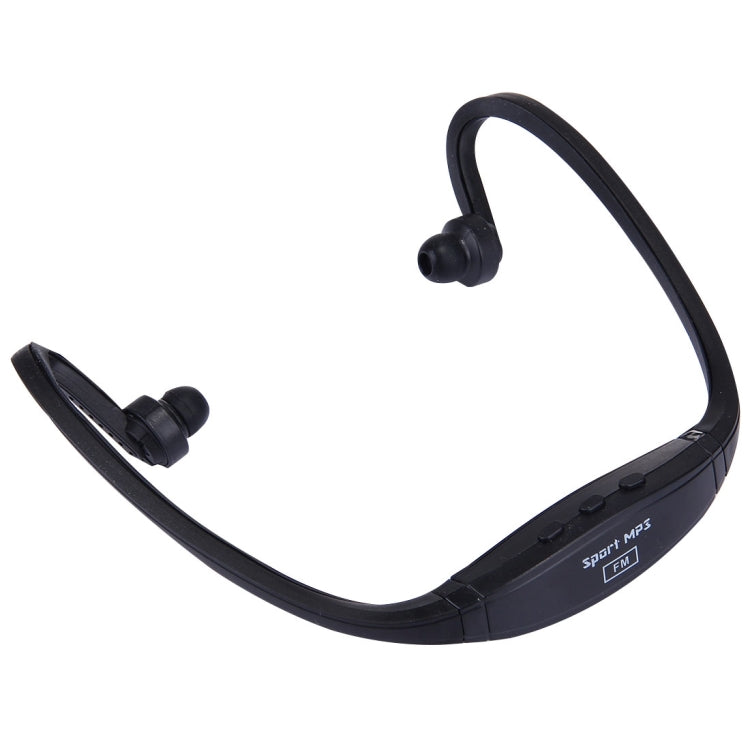 SH-W1FM Life Waterproof Sweatproof Stereo Wireless Sports Earbud Earphone In-ear Headphone Headset(Black) - Sport Earphone by buy2fix | Online Shopping UK | buy2fix
