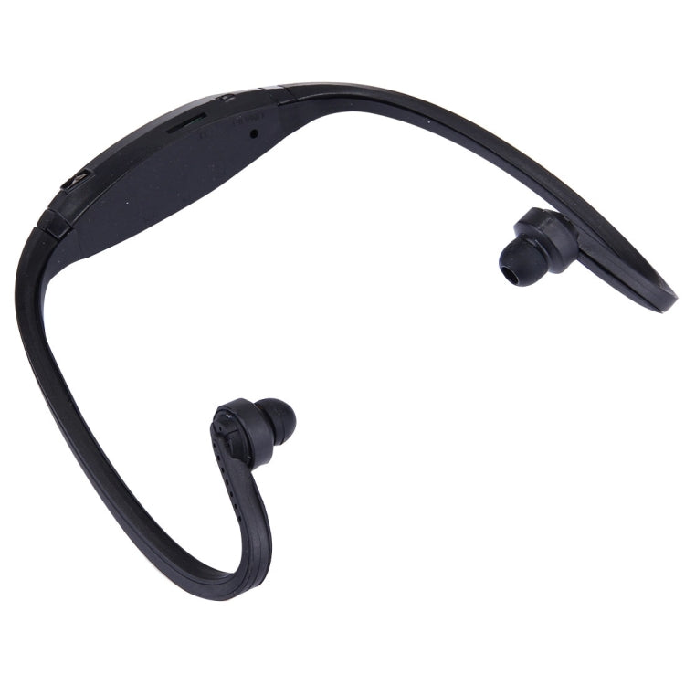 SH-W1FM Life Waterproof Sweatproof Stereo Wireless Sports Earbud Earphone In-ear Headphone Headset(Black) - Sport Earphone by buy2fix | Online Shopping UK | buy2fix