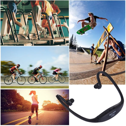 SH-W1FM Life Waterproof Sweatproof Stereo Wireless Sports Earbud Earphone In-ear Headphone Headset(Black) - Sport Earphone by buy2fix | Online Shopping UK | buy2fix