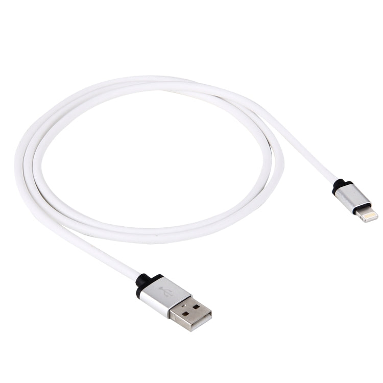 1m 3A 8 Pin to USB Data Sync Charging Cable for iPhone, iPad, Diameter: 4 cm(White) by buy2fix