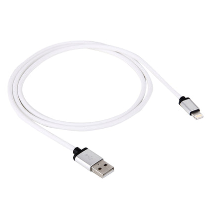 1m 3A 8 Pin to USB Data Sync Charging Cable for iPhone, iPad, Diameter: 4 cm(White) by buy2fix