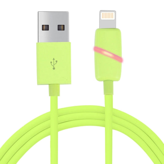 1m Circular Bobbin Gift Box Style 8 Pin to USB Data Sync Cable with Indicator for iPhone, iPad(Green) by buy2fix