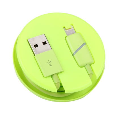 1m Circular Bobbin Gift Box Style 8 Pin to USB Data Sync Cable with Indicator for iPhone, iPad(Green) by buy2fix
