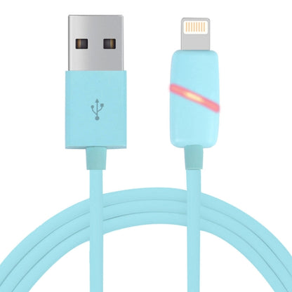 1m Circular Bobbin Gift Box Style 8 Pin to USB Data Sync Cable with Indicator for iPhone, iPad(Blue) by buy2fix