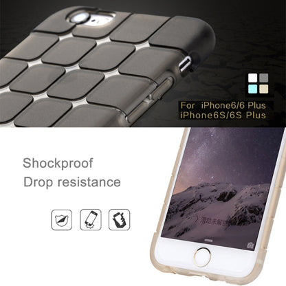 Rock Magic Cube Series for iPhone 6 Plus & 6s Plus Transparent Soft TPU Protective Back Case(Gold) - More iPhone Cases by ROCK | Online Shopping UK | buy2fix