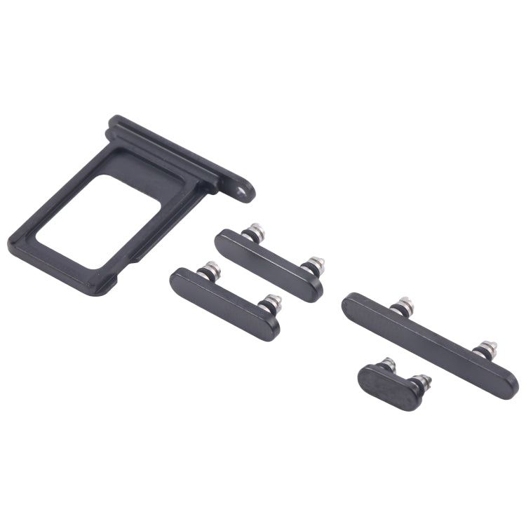 For iPhone 16 Pro Original SIM Card Tray + Side Keys (Black) by buy2fix