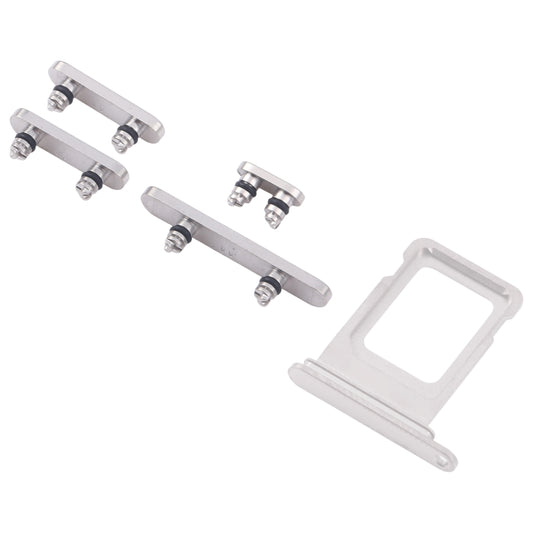 For iPhone 16 Pro Original SIM Card Tray + Side Keys (White) by buy2fix