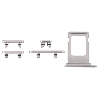 For iPhone 16 Pro Max Original SIM Card Tray + Side Keys (White) by buy2fix