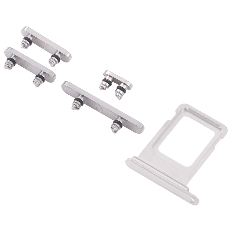 For iPhone 16 Pro Max Original SIM Card Tray + Side Keys (White) by buy2fix