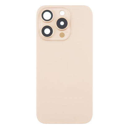 For iPhone 16 Pro Max Original Glass Battery Back Cover with Camera Lens Cover + MagSafe Magnet(Gold) - Back Cover by buy2fix | Online Shopping UK | buy2fix