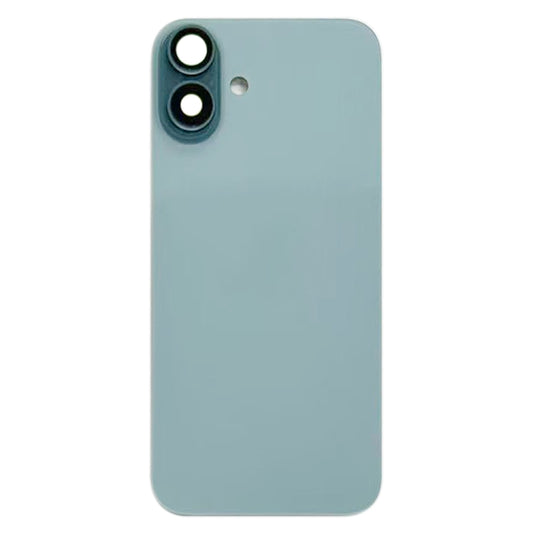 For iPhone 16 Battery Back Cover with Camera Lens Cover(Green) - Back Cover by buy2fix | Online Shopping UK | buy2fix