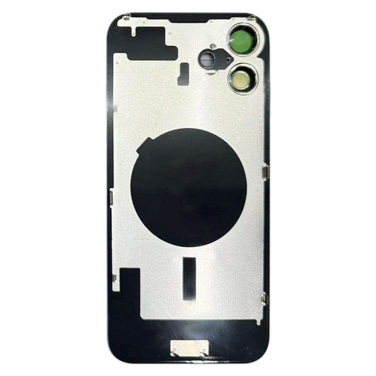 For iPhone 16 Battery Back Cover with Camera Lens Cover(Cyan) - Back Cover by buy2fix | Online Shopping UK | buy2fix